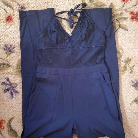 Lace top jumpsuit - Picture 4 of 5